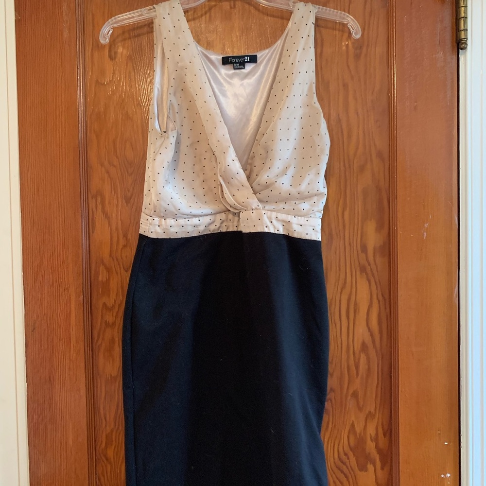Polka dot tank dress